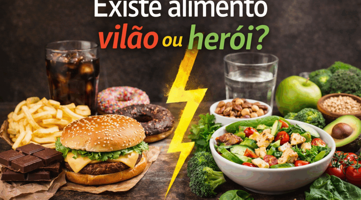 existe alimento vilão ou herói