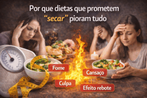 por que dietas que prometem secar pioram tudo