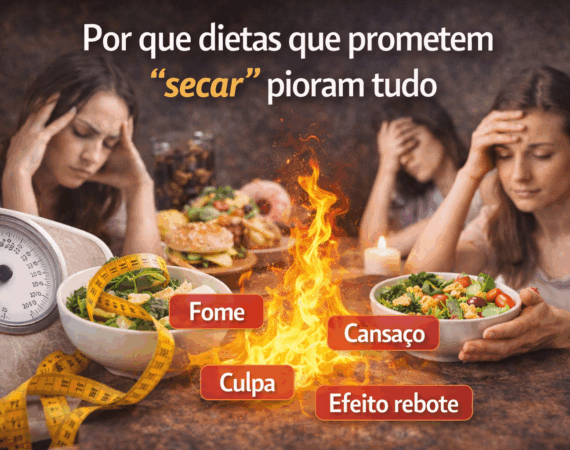 por que dietas que prometem secar pioram tudo